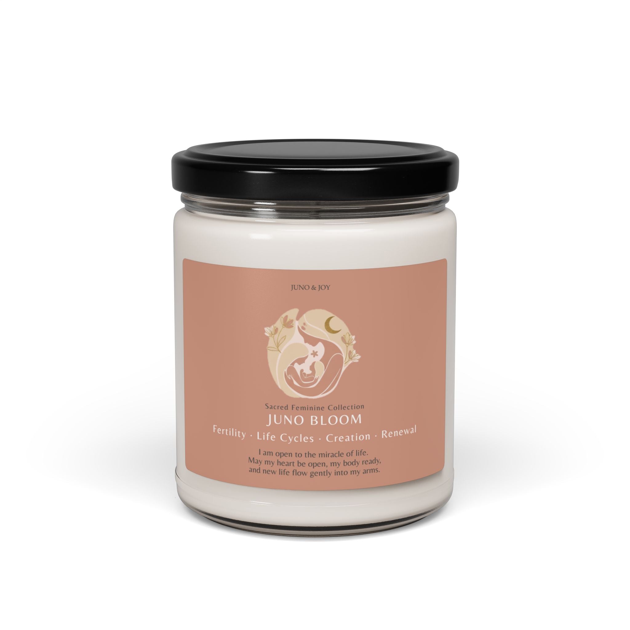JUNO BLOOM | Manifestation & Fertility Journey Ritual Candle - 9oz