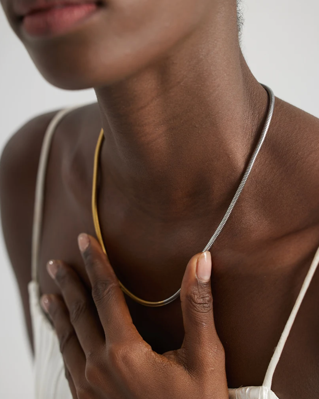 The Binary Soul | Unisex Matching Necklace