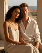 El Alma Binaria | Collar unisex a juego