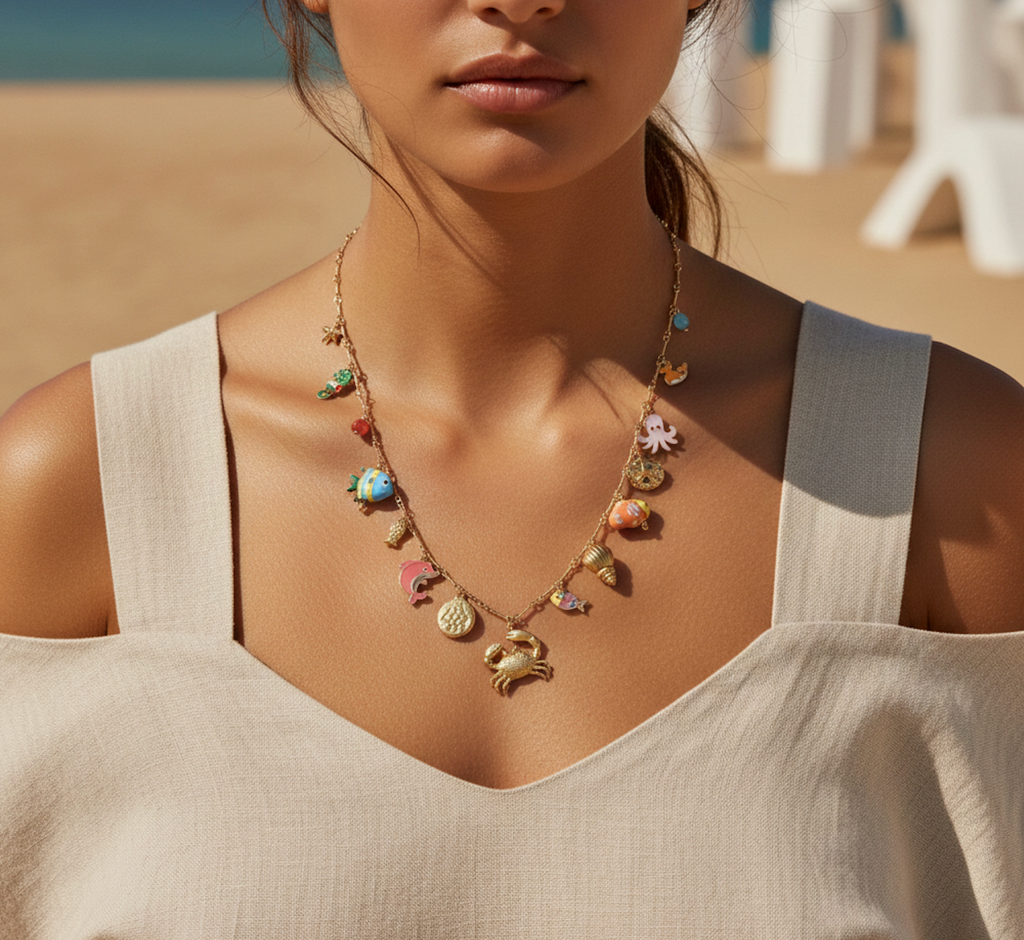 The Mediterranean Odyssey Charms necklace