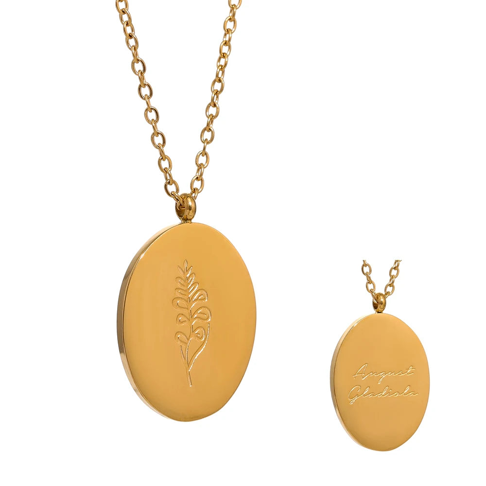 Signature Birth Flower Necklace | A Timeless Symbol of Connection