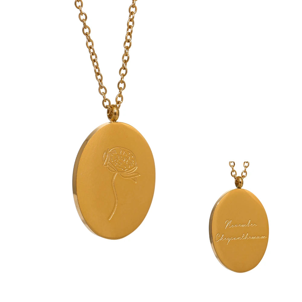 Signature Birth Flower Necklace | A Timeless Symbol of Connection
