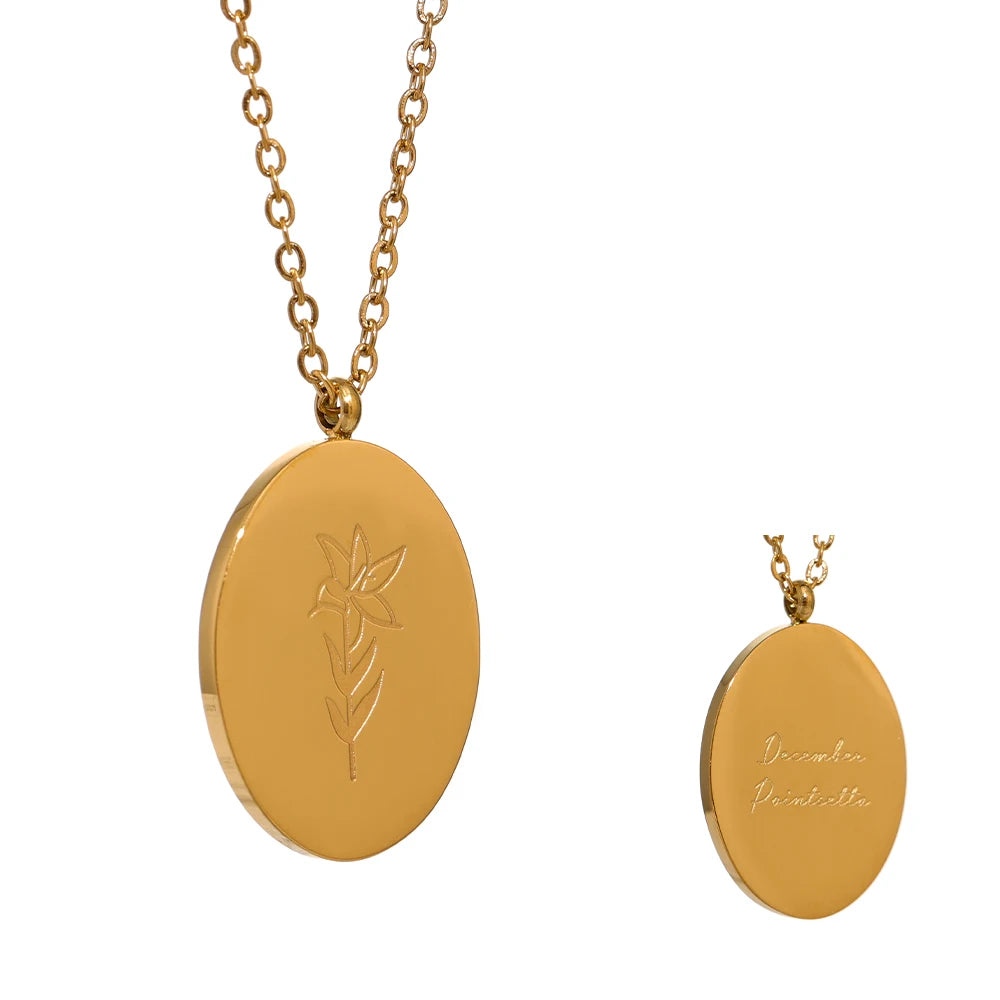 Signature Birth Flower Necklace | A Timeless Symbol of Connection