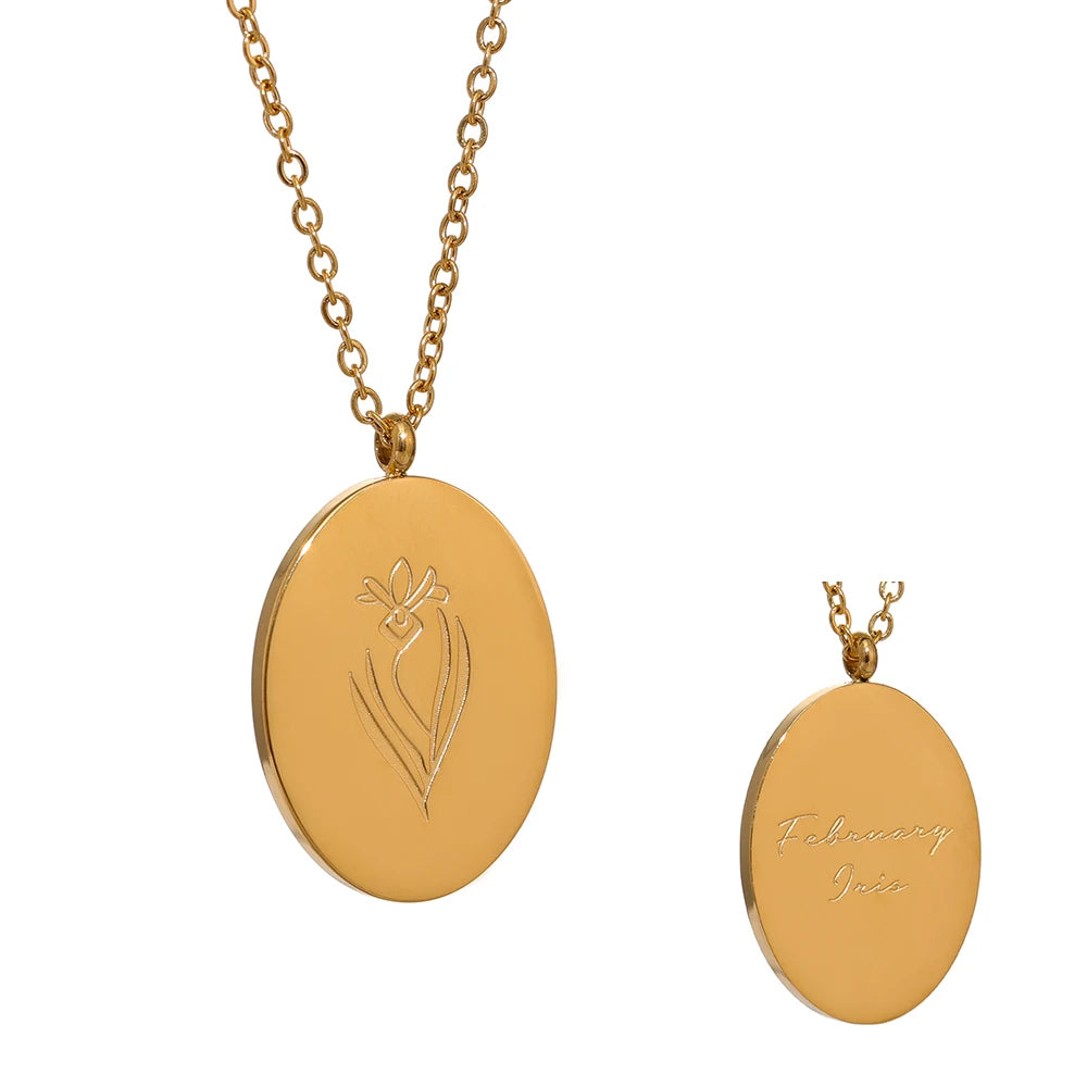 Signature Birth Flower Necklace | A Timeless Symbol of Connection