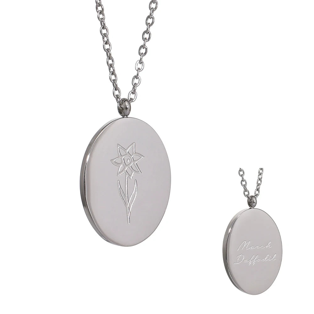 Signature Birth Flower Necklace | A Timeless Symbol of Connection