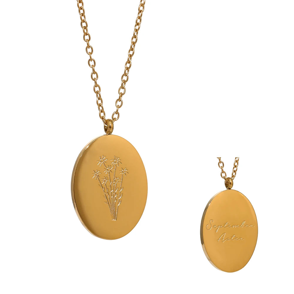 Signature Birth Flower Necklace | A Timeless Symbol of Connection