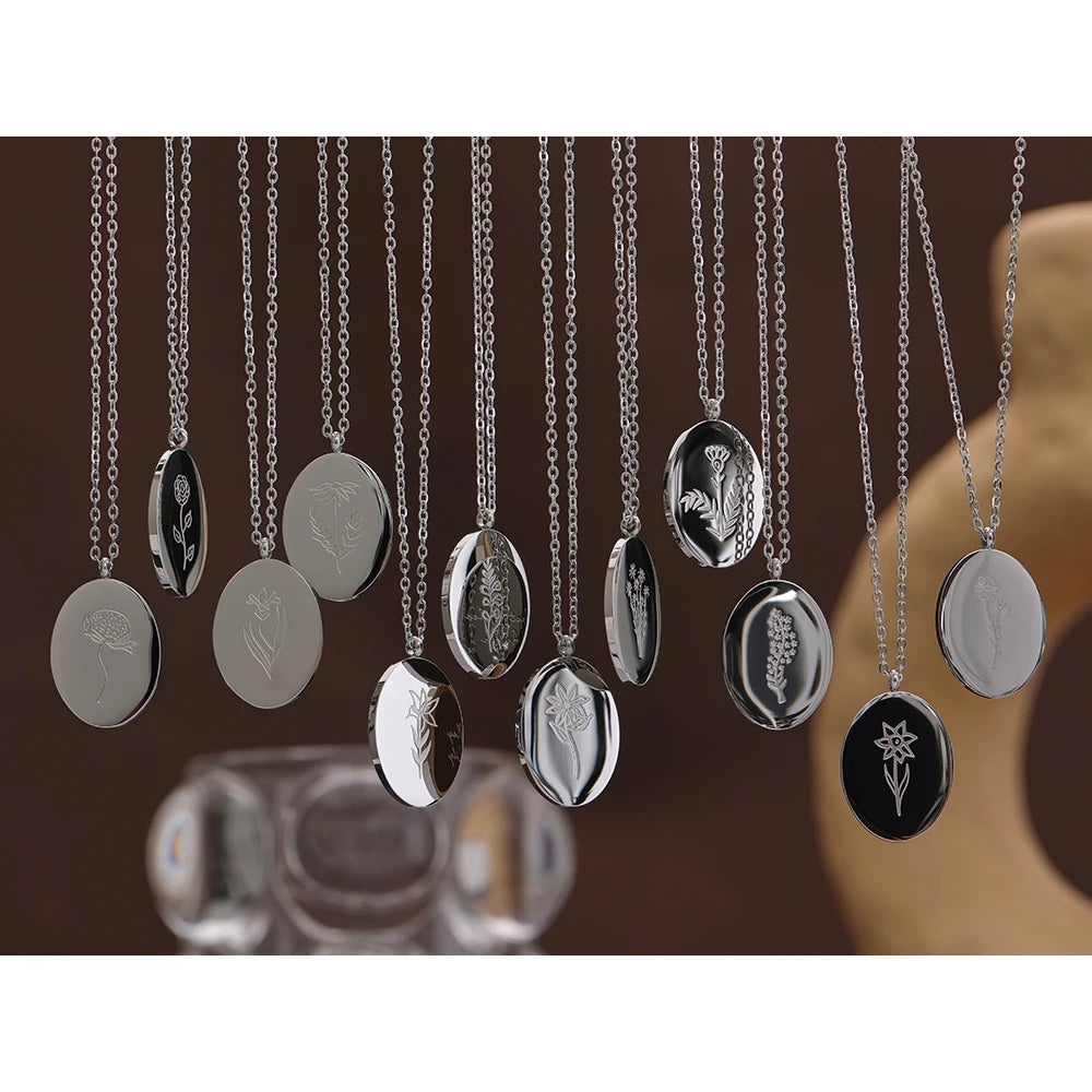 Signature Birth Flower Necklace | A Timeless Symbol of Connection