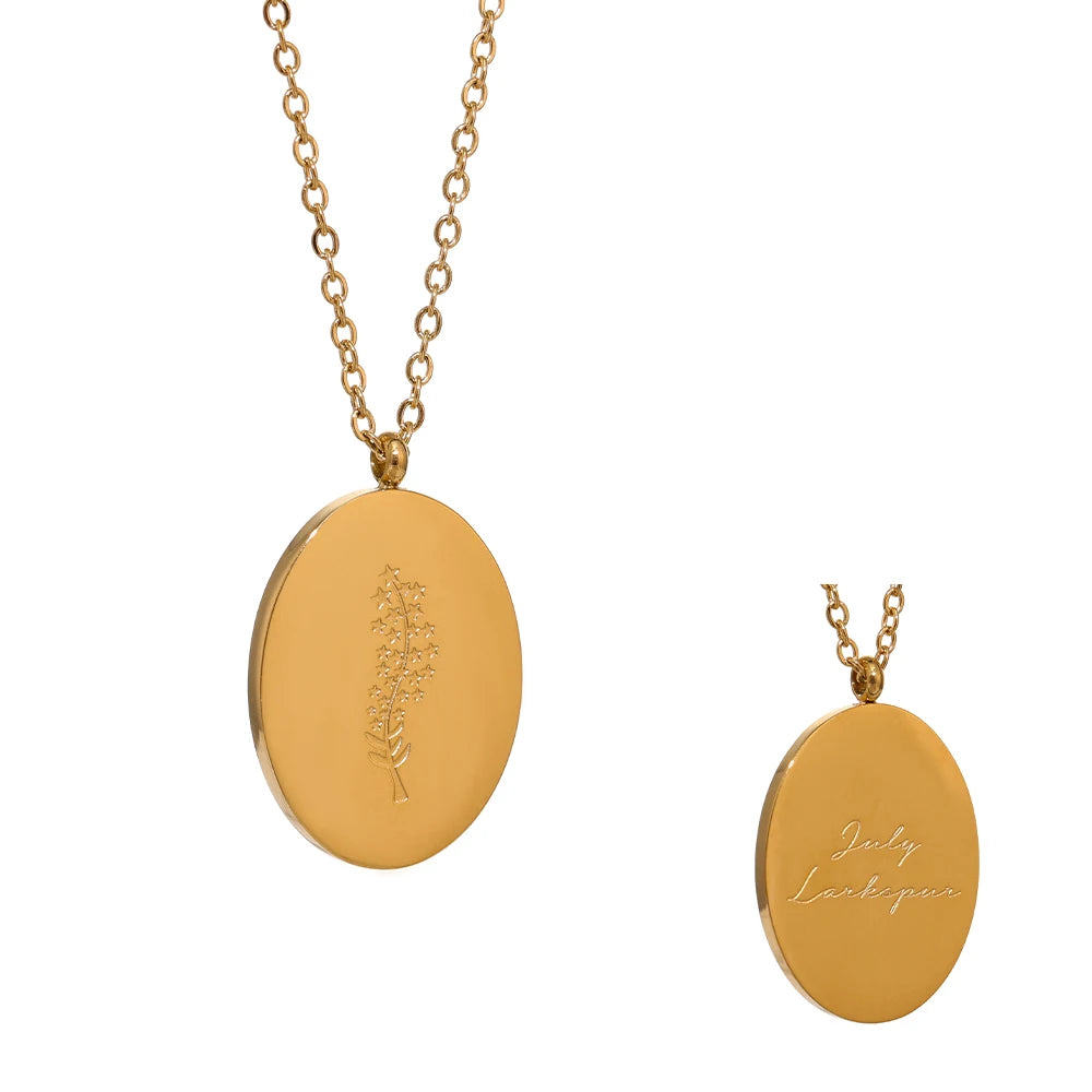 Signature Birth Flower Necklace | A Timeless Symbol of Connection