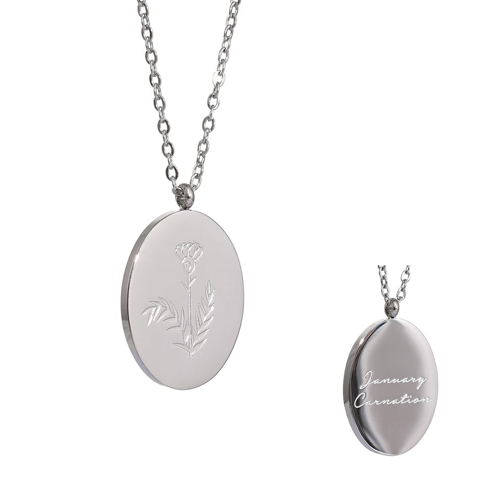 Signature Birth Flower Necklace | A Timeless Symbol of Connection