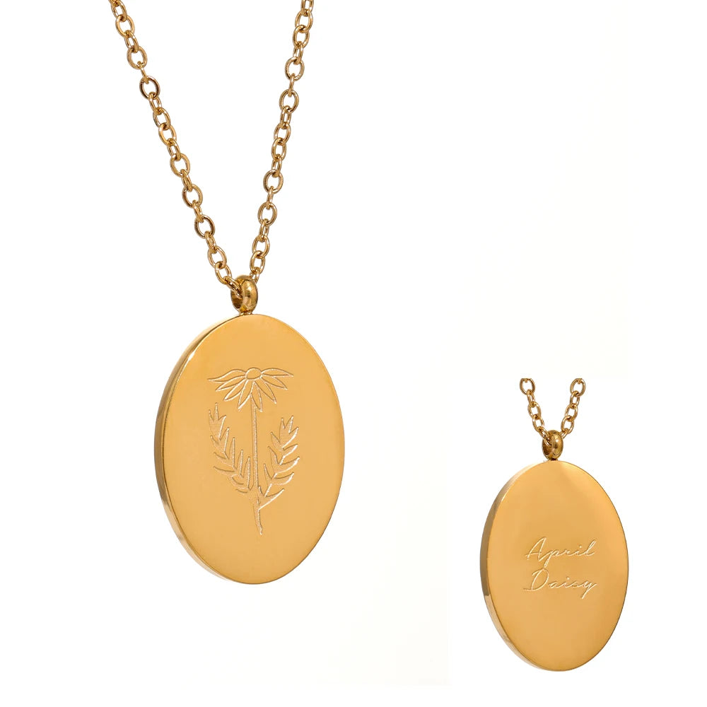 Signature Birth Flower Necklace | A Timeless Symbol of Connection