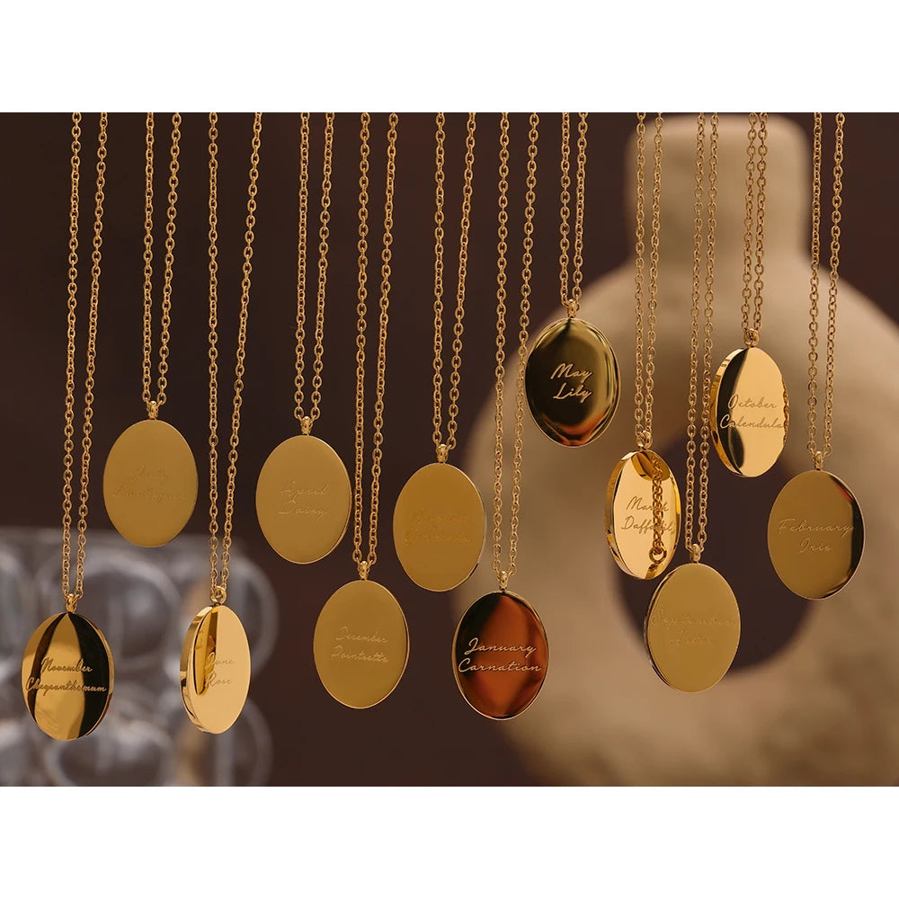 Signature Birth Flower Necklace | A Timeless Symbol of Connection