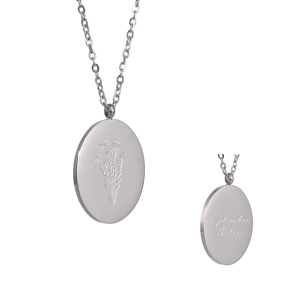 Signature Birth Flower Necklace | A Timeless Symbol of Connection