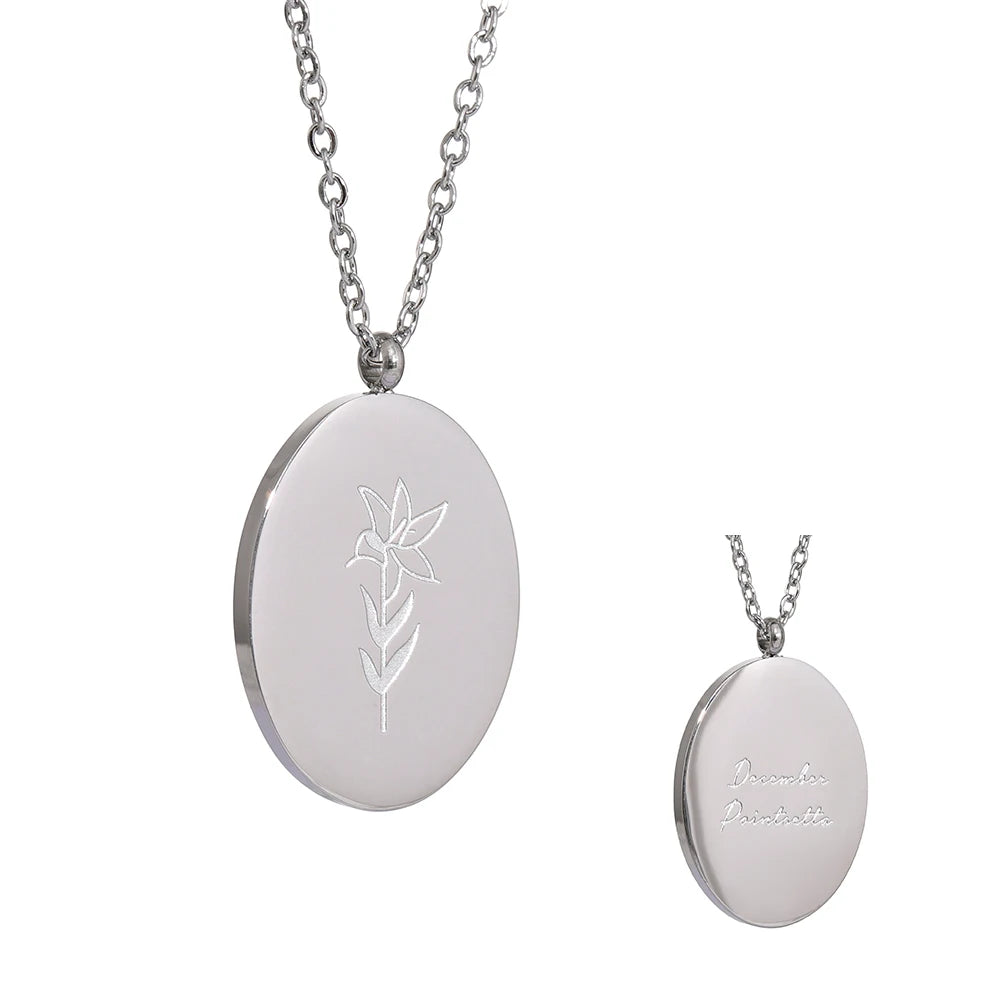 Signature Birth Flower Necklace | A Timeless Symbol of Connection