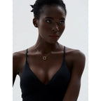 PROMESSE SILENCIEUSE | Collier symbolique bicolore gravé - Pour elle et lui