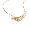 Sweet Heart | Collier en perles naturelles et cœur