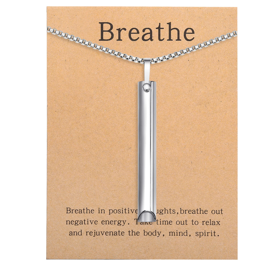 Mindful Breathing Necklace - Anxiety Relief & Stop Smoking Tool