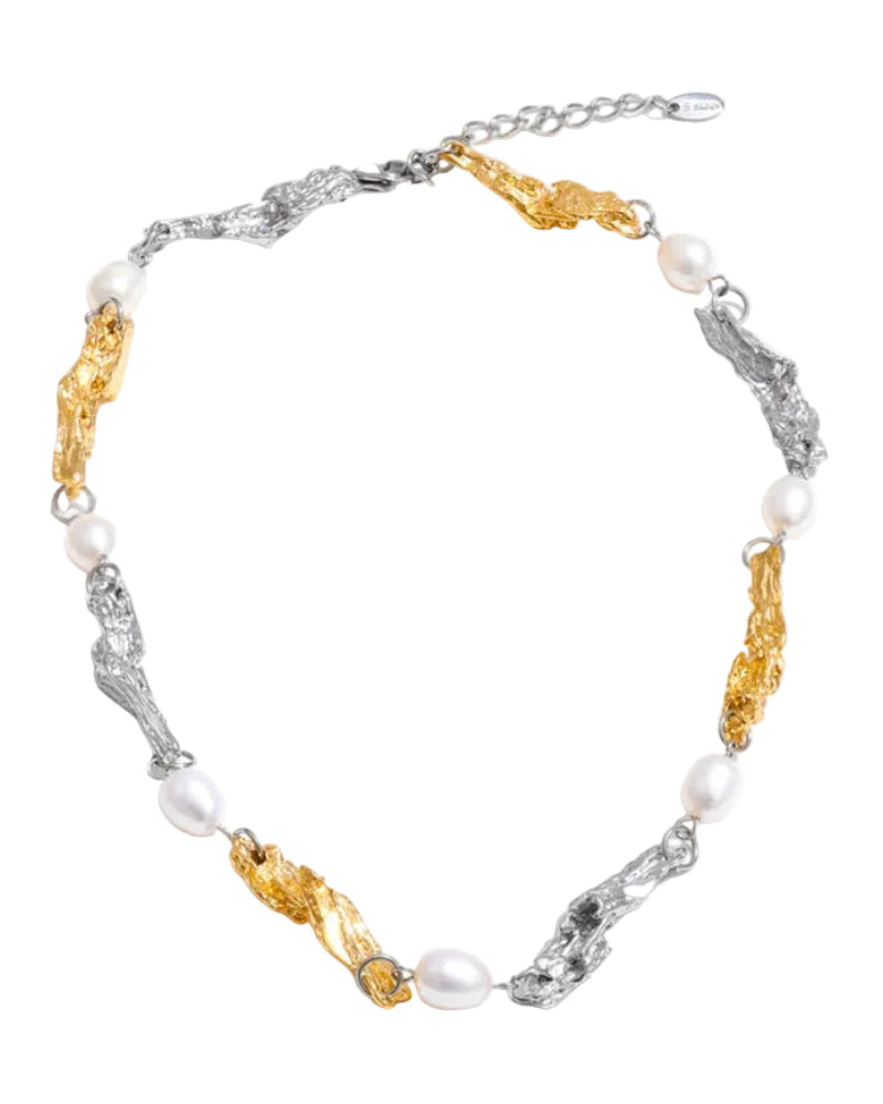 Molten Gold | Natural Pearl Necklace