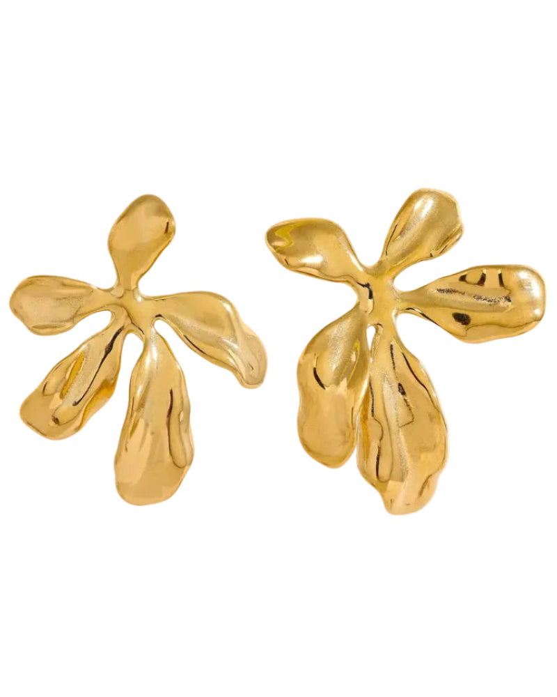 Organic Bloom Statement Earrings