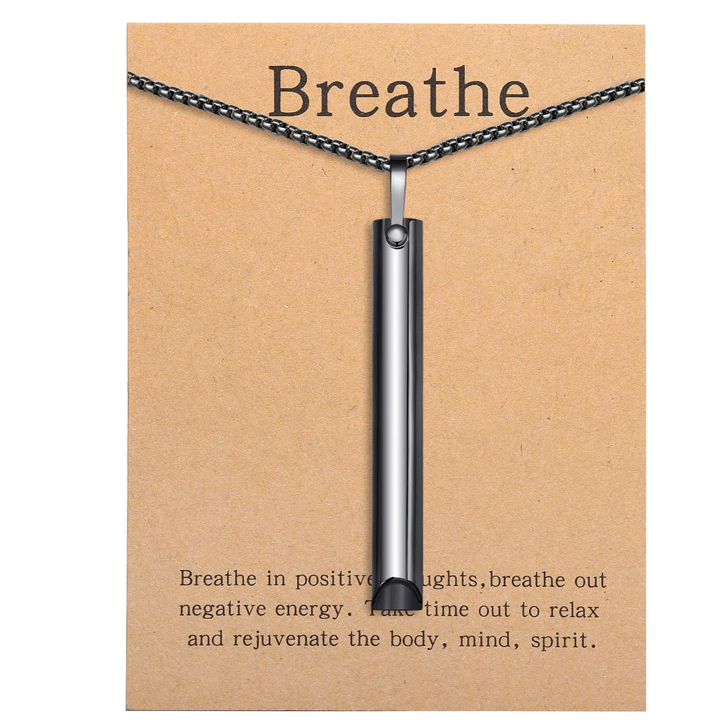 Mindful Breathing Necklace - Anxiety Relief & Stop Smoking Tool