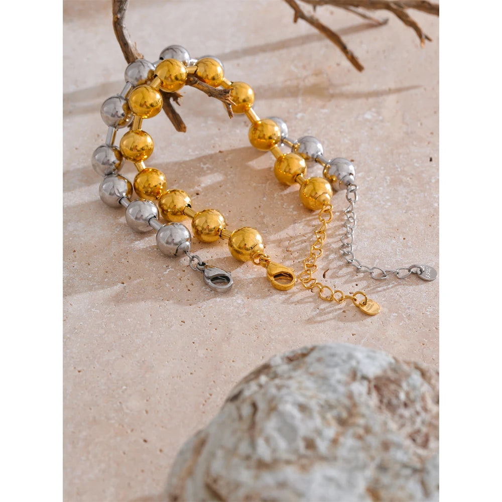 LUMA BAR | Polished Bead Chain Bracelet