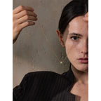 Opal Stone Necklace | Natural Stone & 18K Gold PVD