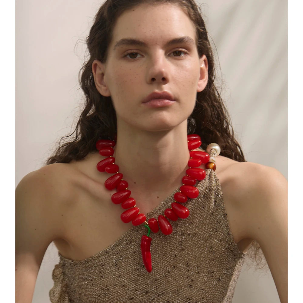 CHILI CHERIE STATEMENT NECKLACE