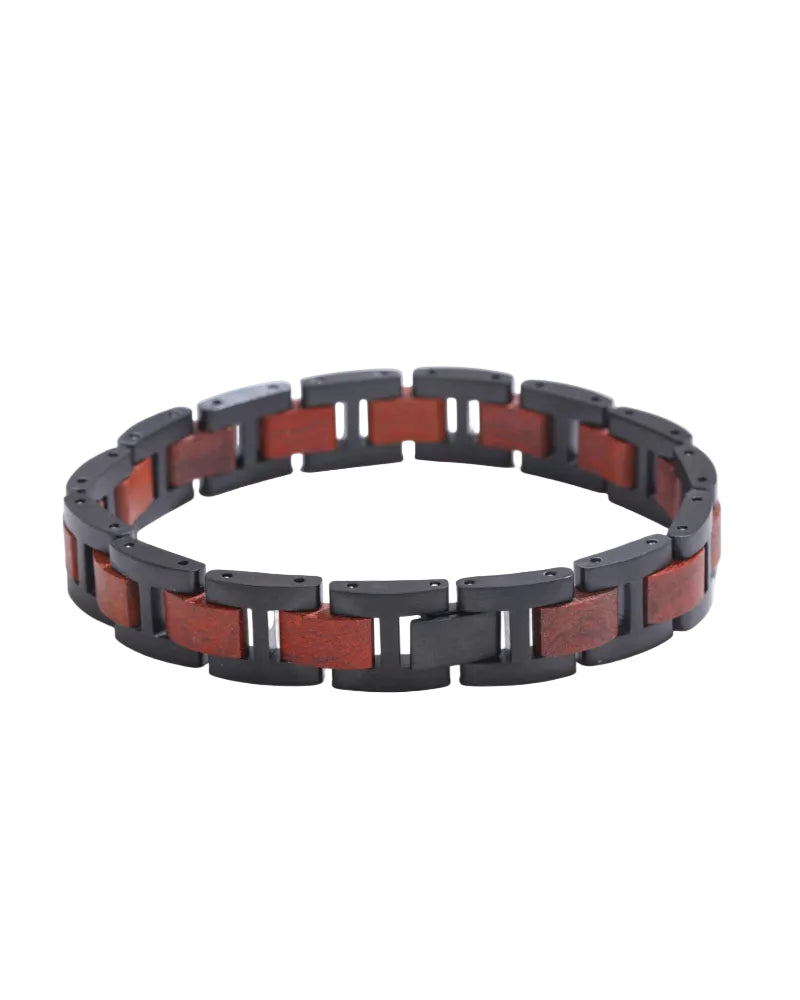 The Heritage Wood & Steel Men's Bracelet
