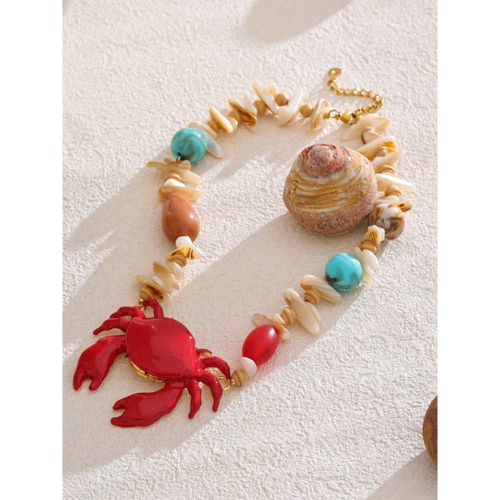 Inner Child Candy | Handmade Ocean Statement Necklace