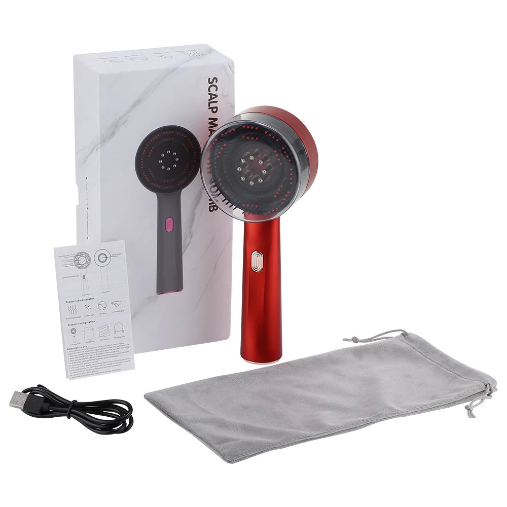 AURA - 3 in 1 Red Light Scalp Therapy Massager Comb