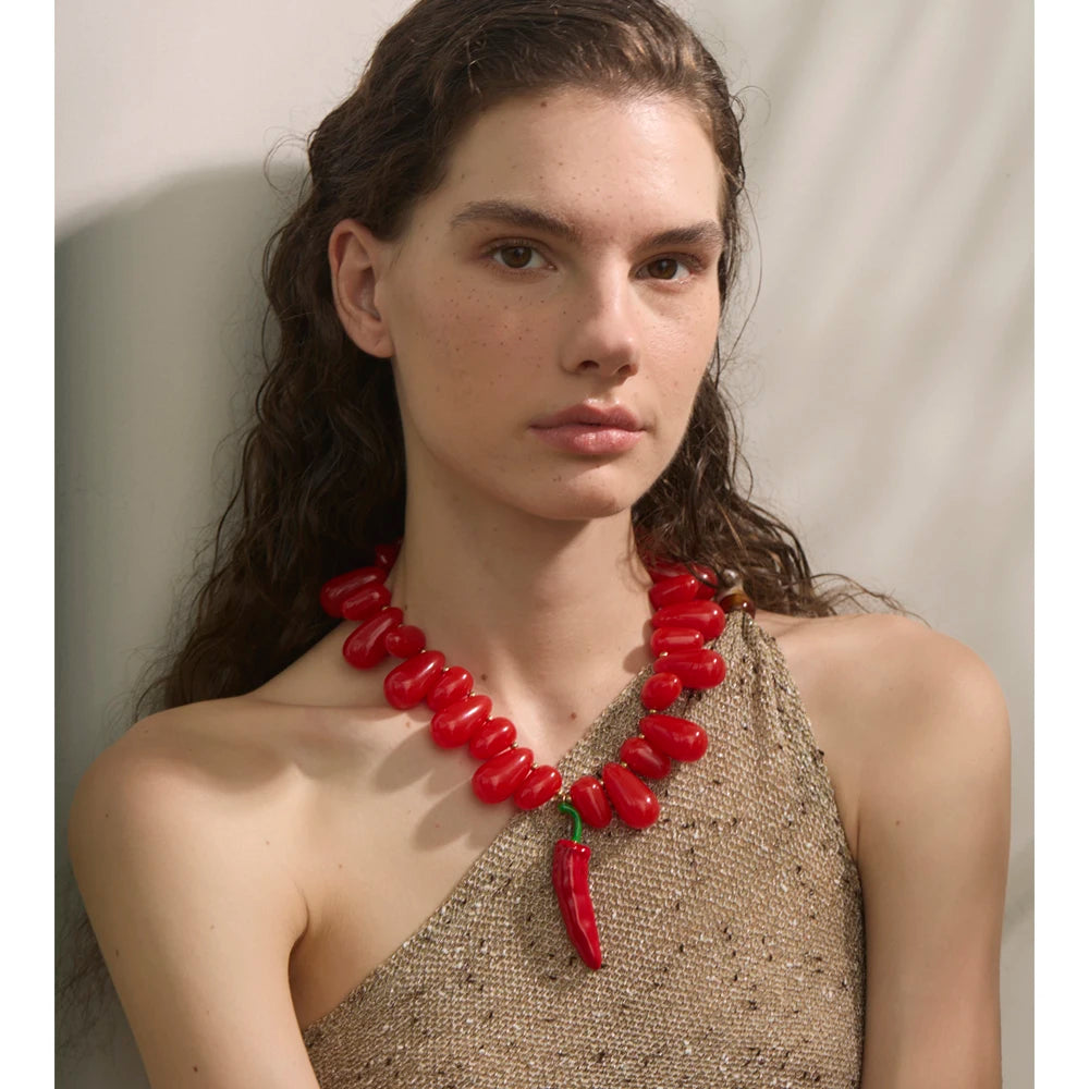 CHILI CHERIE STATEMENT NECKLACE