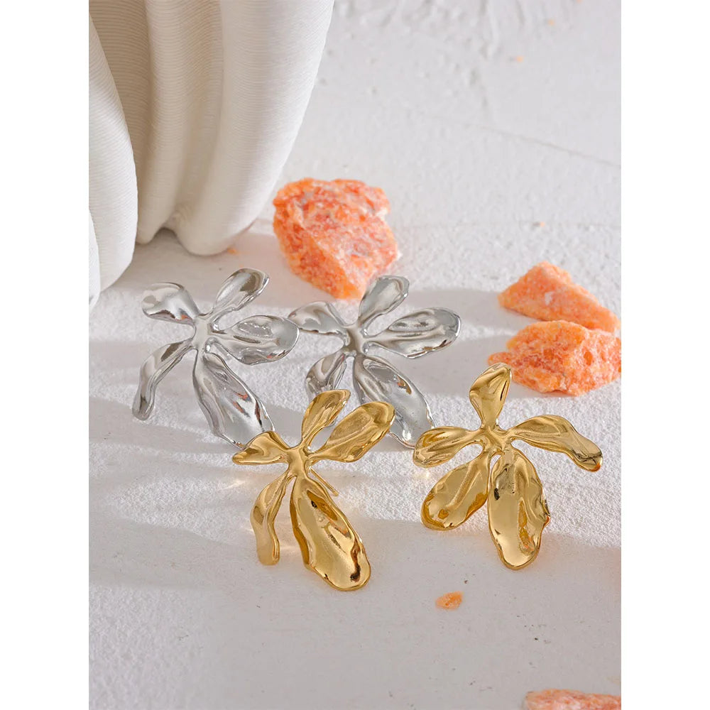 Organic Bloom Statement Earrings